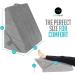 Adjustable Memory Foam Bed Wedge Pillow - 9 and 12 Inch Folding Incline Cushion for Back and Leg Support  Acid Reflux  Anti-Snoring  Heartburn - Machine Washable - Buy Online on GoSupps.com