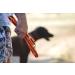 IDC Color & Gray Rubberized Leash - 20mm x 2m Without Loop | Durable Stylish Orange-Gray Dog Leash for International Shipping - Buy Online on GoSupps.com
