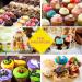 Buy 10x10ml Highly Concentrated Food Color Liquid - Gluten-Free & Sugar-Free for Baking Cakes Macarons & Cookies - Buy Online on GoSupps.com