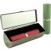 Houder Designer Lipstick Case with Mirror - Velvet Lined Decorative Holder for Purse - Stylish Gift Box - Blue Flowers - Buy Online on GoSupps.com