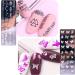 Nail Art Stamping Templates 8pcs Nail Stamping Templates with Nail Stamper and Scraper for DIY Nail Art Decoration Nail Salon Design - Buy Online on GoSupps.com