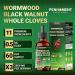 Penhoment 10in1 Wormwood Tincture - Black Walnut, Whole Cloves, Reishi Mushroom & 4 More - Wormwood Liquid Drops - 1 FL OZ for 2 Months Supply - Berry Mix Flavor - Buy Online on GoSupps.com