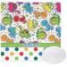 YouCustomizeIt Personalized Dinosaur Print & Dots Washcloth