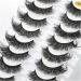 UAMOU 5/50 Boxes Russian Strip Lashes DD Curl Lashes 8 pairs 3D Mink Eyelashes Natural Fluffy False Eyelashes Extension Cheerfully (Color : 8Pairs G885 Size : 40 Boxes) - Buy Online on GoSupps.com