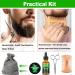Beard Care Kit for Men | Premium Beard Oil Balm Comb & Scissors | Best Grooming & Trimming Gift for Dad Husband Boyfriend - Buy Online on GoSupps.com