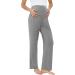 Amorbella Maternity Sweatpants - XXL Gray - Over The Belly Yoga/Pajama/Lounge Pants - Buy Online on GoSupps.com