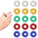 Redamancy 15 Pcs Acupressure Rings Sensory Rings Acupuncture Massage Rings Silent Stress Reducer for Stress Relief Anxiety Promoting Blood Circulation