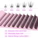 Buy LVMixWig 120 PCs Manga Lashes - DIY Egg Linen Eyelash Extensions 8-16mm - Cluster Fake Eyelashes for Home Use - International Shipping Available - Buy Online on GoSupps.com