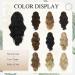 Sofeiyan Clip-in Ponytail Extension - Curly Heat-Resistant Hairpiece for Women - Brown to Ash Brown - Buy Online on GoSupps.com