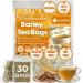 Lavendium Premium 30 Barley Tea Bags 100% Natural & Pure from Barley. Loose Barley Herbal Tea. Made with Natural Material Tea Bags. No Sugar No Caffeine No Gluten Vegan.