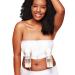 Medela Hands Free Pumping Bustier Easy Expressing Pumping Bra with Adaptive Stretch White M