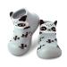 Dookeh Baby Shoes Boys Girls First Walking Shoes Non Slip Soft Sole Sneakers Toddler Infant Babygirl Sock Shoes 2-3 Years A2 Gray