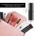 Falliny Retractable Kabuki Makeup Brush - Portable Powder & Liquid Foundation Brush for Travel - Small Black Face Brush with Cover - Buy Online on GoSupps.com