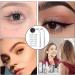 Lower Eyelashes Stamp Eyelash Stamps Tool Realistic Bottom Eyelash Stamp for Lasting Lashes Everyday Natural Face Look Supplies for Dating Home Traveling Transparent - Buy Online on GoSupps.com