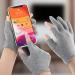 Dimeho 6 Pairs Moisturizing Cotton Gloves Touchscreen Overnight Sleeping Gloves Lightweight Nighttime Lotion Grey Gloves for Bedtime Dry Hand Therapy Sensitive Irritated Skin SPA(Grey) - Buy Online on GoSupps.com