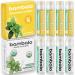 8-Pack Lip Balm Set by Bambalo Includes 4 USDA Organic Flavors & 4 SPF 15 Peppermint Balms Hydrating & Protecting Lip Care Natural Ingredients For Men and Women