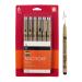 SAKURA Pigma Micron Fineliner Pens - Archival Black Ink Pens - Pens for Writing  Drawing  or Journaling - Black Ink - 03 Point Size - 6 Pack 6 Count (Pack of 1)