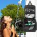 Premium Travel Hanging Toiletry Bag with Expandable Compartments - Jet Black - Buy Online on GoSupps.com