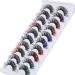 ALPHONSE Colored Russian Strip False Lashes - D Curl Fluffy Volume Curly Faux Mink 10 Pairs - Buy Online on GoSupps.com