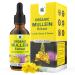 Mullein Drops for Lung 800 mg Lung Detox for Smokers Natural Lung Cleanse Formula with Marshmallow Elderberry Oilve Leaf for Respiratory Health Alcohol Free Mullein Tincture NO Sugar 2 fl oz