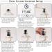Ulable Fragrance Oil Lamp Wick Catalytic Burner Diffuser - Aromatherapy White | 1 PCS - International Shipping Available - Buy Online on GoSupps.com