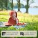 Mababu Hooded Baby Towel - 4-Layer GOTS Organic Cotton Anti-Slip 75x75 cm Soft & Fluffy - Perfect for Baby Bath Time - Buy Online on GoSupps.com