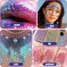 3PCS Body Glitter Face Glitter Gel - Safe Chunky Sequins for Festivals Parties & DIY - 50ml | Sparkling Makeup for Face Body Hair & Nails - Buy Online on GoSupps.com