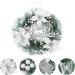 HOMSFOU 2pcs Christmas Wreath Decorative Wreath Christmas Front Door Wreath Winter Wreath Holiday Wreaths Harvest Wreath Rustic Holiday Door Wreath Xmas Reef Artificial Pvc Merry Christmas - Buy Online on GoSupps.com