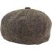 Men's Tweed Herringbone Shaver Style Blinders Cap - Brown | TruClothing.com - Buy Online on GoSupps.com