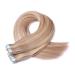 Buy Tape In Hair Extensions #12/613 Scene - 60cm - 100% Remy Human Hair - 60 Tresses - Novon Hair Extensions - Buy Online on GoSupps.com