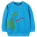 Boys Sweatshirt for Kids Dinosaur Jumper Cotton Casual Top Long Sleeve Pullover T-Shirt Toddler Girls Shirts Baby Clothes 1-8 Years 3-4 Years Dinosaur 01