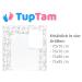 TupTam Changing Mat with 2 Terry Cloth Covers - Rowanberry 65 x 75 cm | International Shipping Available - Buy Online on GoSupps.com