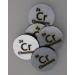 Chromium (Cr) 24.26mm Metal Disc 99.99% Pure for Collection or Experiments - Buy Online on GoSupps.com
