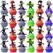 Menipros 48Pcs Spidey Cupcake Toppers for His Amazing Friends Birthday Party Supplies Spidey Friends Theme Party Cake Decorations