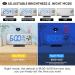 TAKRINK Alarm Clock Digital Radio Alarm Clock with 4 Levels Screen Brightness Projection Alarm Clock with Temperature Alarm Clock with Projection Dual Alarm Type-C Charger 180° Projector Projection - Buy Online on GoSupps.com