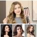 3 Barrel Curling Iron Set - Dual Voltage Hair Waver & Crimper with Glove & Clips | International Shipping - Buy Online on GoSupps.com