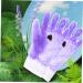 FRCOLOR 2 Pairs Hand Wax Set Foot Wax Set Nail Art Gel Paraffin Bags Mitts Covers Foot Wrapping Cover Clear Gloves Sheer Gloves Wax Warming Cover Paraffin Wax Film Wax Bag Simple Piguet - Buy Online on GoSupps.com