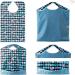 BauGaa Water-Repellent Adult Bib - Washable Clothing Protection for Seniors | Large Blue-White Roses Design - Buy Online on GoSupps.com