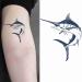 Dopetattoo 6 Sheets Temporary Tattoos for Women Adults Marlin Swordfish Jumping Fish Sailfish Temporary Fake Tattoo Men Woman Neck Arm