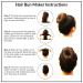 Styla Hair Magic Bun Maker Sponge Set - Easy to Use 2 Small & 2 Large - Perfect for Effortless Hairstyles - International Shipping Available - Buy Online on GoSupps.com