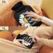 Buy Naanle Hot Water Bottle with Cover - 2L Daisy Flower Design for Menstrual Cramps Pain Relief & Heat Therapy - International Shipping Available - Buy Online on GoSupps.com