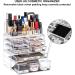 DreamGenius 3-Piece Acrylic Makeup Organizer Set with 8 Drawers - Stackable Vanity and Bathroom Cosmetic Storage - Buy Online on GoSupps.com