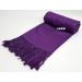 GFM Smooth Shiny Surface Pashmina Style Scarf in Dark Purple - L9 Model - Buy Online on GoSupps.com