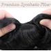 Jet Black Synthetic Hair Bun Extension - 45g Messy Updo Ponytail Scrunchie for Women - Buy Online on GoSupps.com