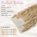 REECHO 5PCS Brown Clip in Hair Extensions - 24 Inch Thick Long Loose Waves - HE002 - Dark Blonde with Highlights - Buy Online on GoSupps.com