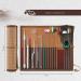 24 Pcs Complete Ear Care Set with Illuminated Bamboo Tools Ultimate Ear Cleaning Kit with LED Light Bamboo Roll Set Including Spiral Ear Spoon Tweezers and Feather Boar Bristles - Buy Online on GoSupps.com