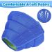 Dog Cone Collar After Surgery Adjustable Dog Cones to Stop Paw Licking Soft & Breathable Pet Recovery Collars Protective Neck Collars for Dogs and Cats Quick Healing Elizabeth Collar (Blue & Green L) - Buy Online on GoSupps.com