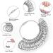 NuLink Aluminum Ring Sizer Measuring Tool - Dual Measurement Size Metal Rings Mandrel Kit for Women and Men - Adjustable Ring Size Adjuster Tool - Buy Online on GoSupps.com