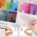 QUEFE 50400pcs Glass Seed Beads Kit with 84 Colors, Alphabet Letter Beads, and Smiley Face Beads - Jewelry Making and Craft Gifts - Buy Online on GoSupps.com