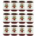 Rummo Darbo Confetura Pack of 12 Fragole Natural Glass Jams 450 g + 1 Can of Peach Iced Tea 330 ml - Buy Online on GoSupps.com